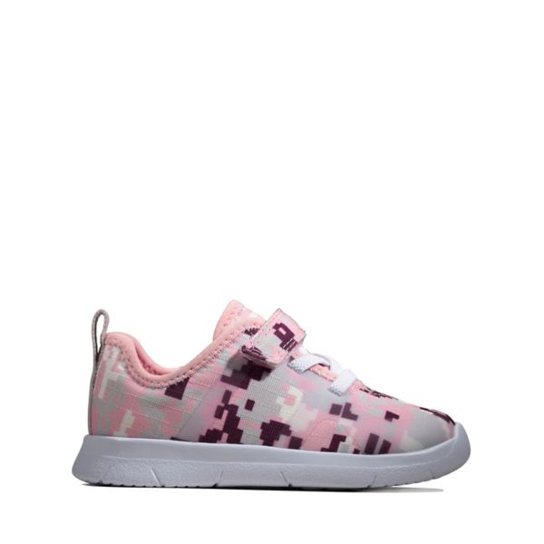 Clarks Girls Ath Flux Toddler Trainers Pink | USA-5346820
